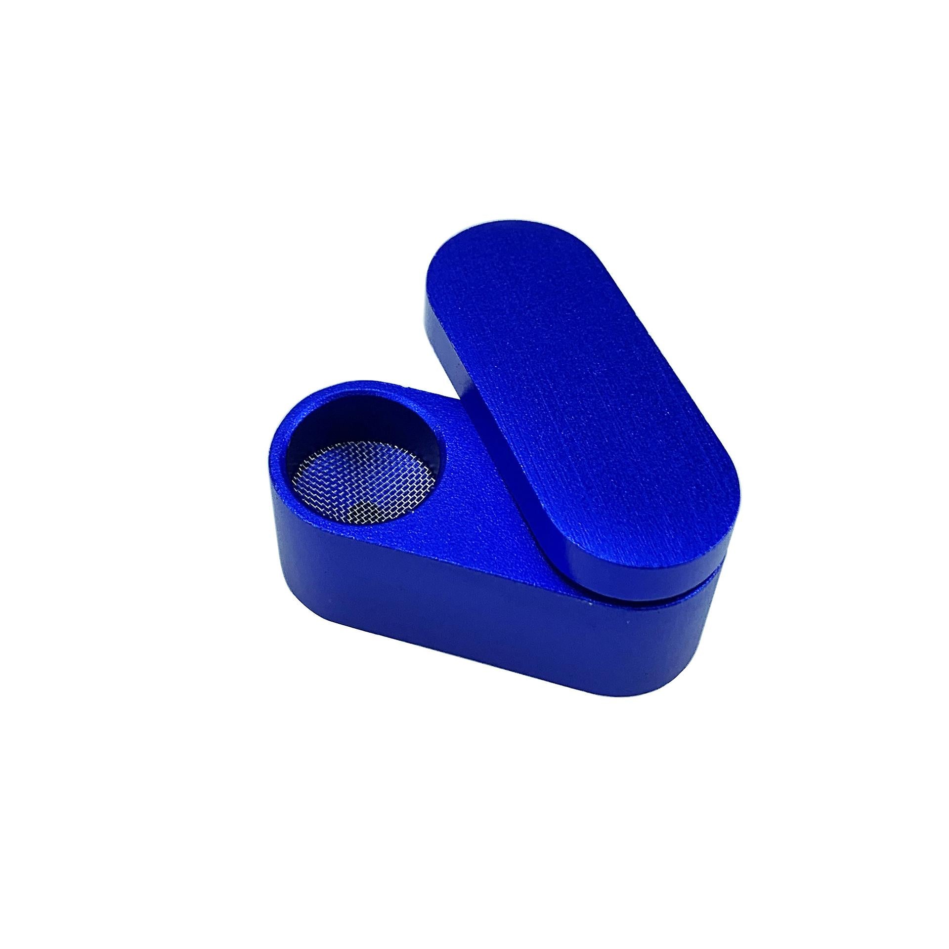 Monkey Mini Metal Folding Hand Pipe. Assorted Colors