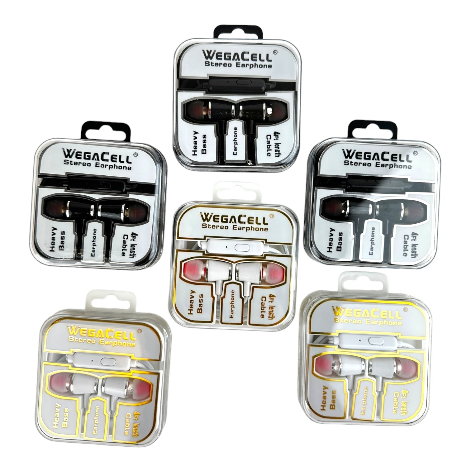 WEGACELL Phone Accessories 139pc Display