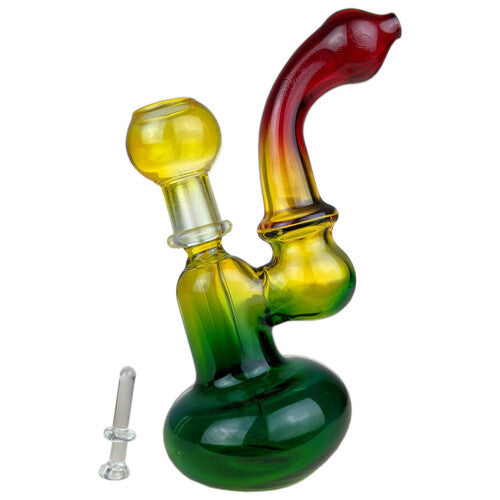 6" Rasta Mini Glass Water Pipe