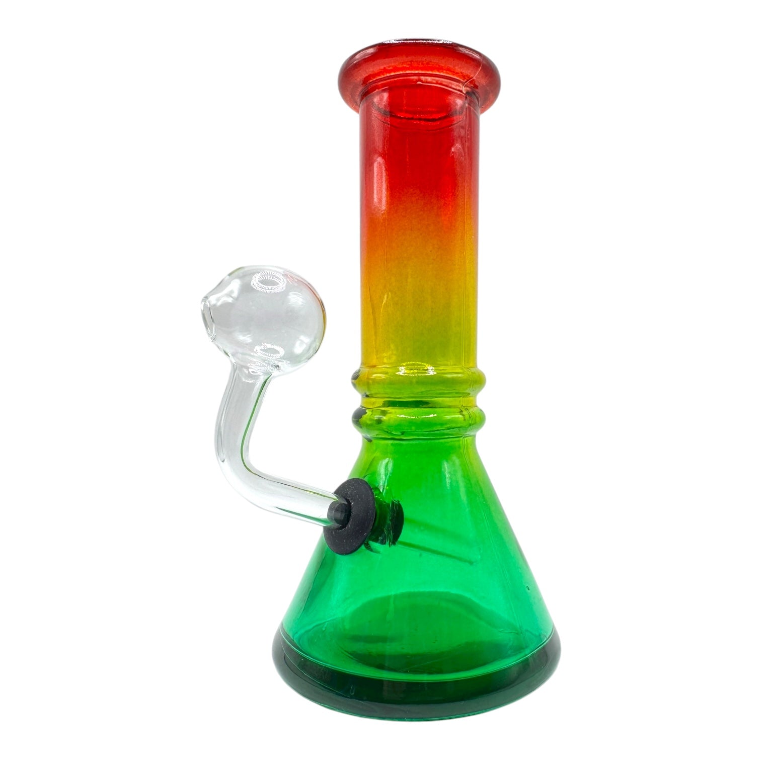 6" Colored Double Ring Beaker Oil Burner "DA-036BO" (Assorted Colors)