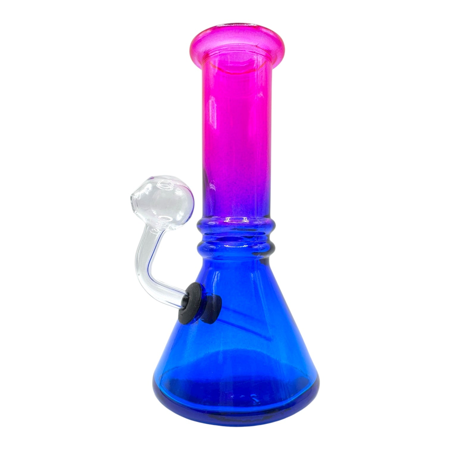 6" Colored Double Ring Beaker Oil Burner "DA-036BO" (Assorted Colors)