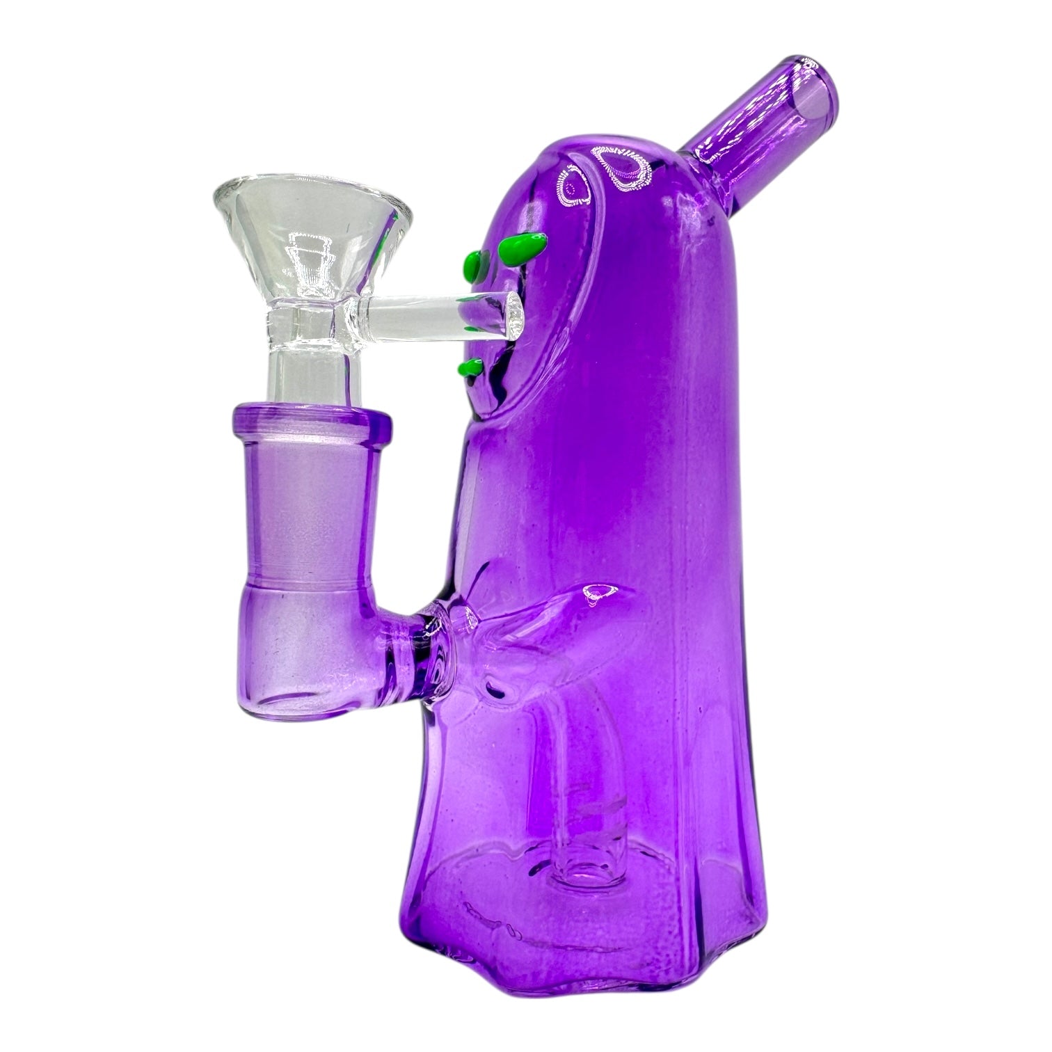 6" No Face Glass Water Pipe "DA-069BO"