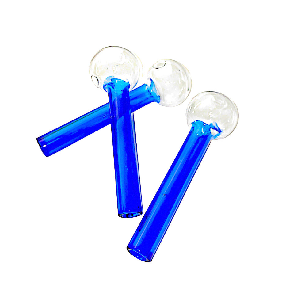 4'' Color Stem Clear Bowl Oil Burner- Pack of 20