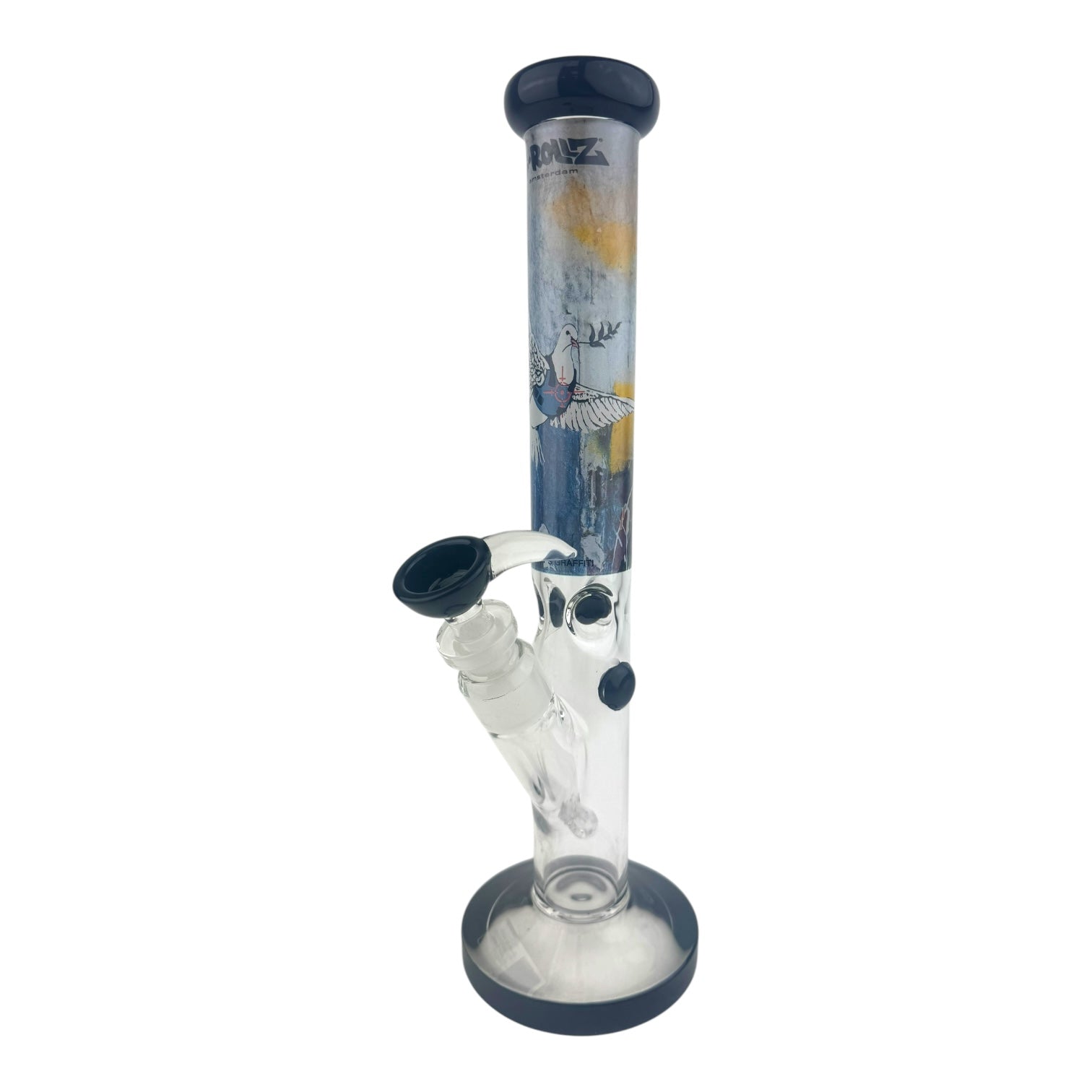 G-Rollz 13.5" Straight Small Tube Glass Water Pipe