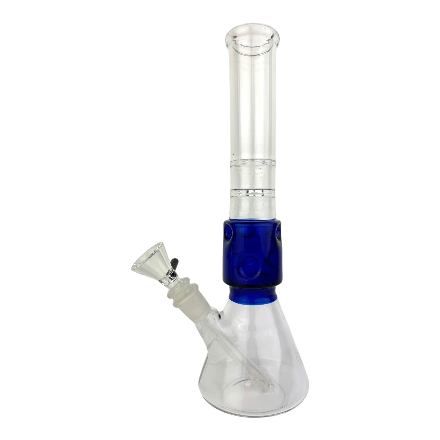 13" Stack Beaker Glass Water Pipe (Assorted Colors)