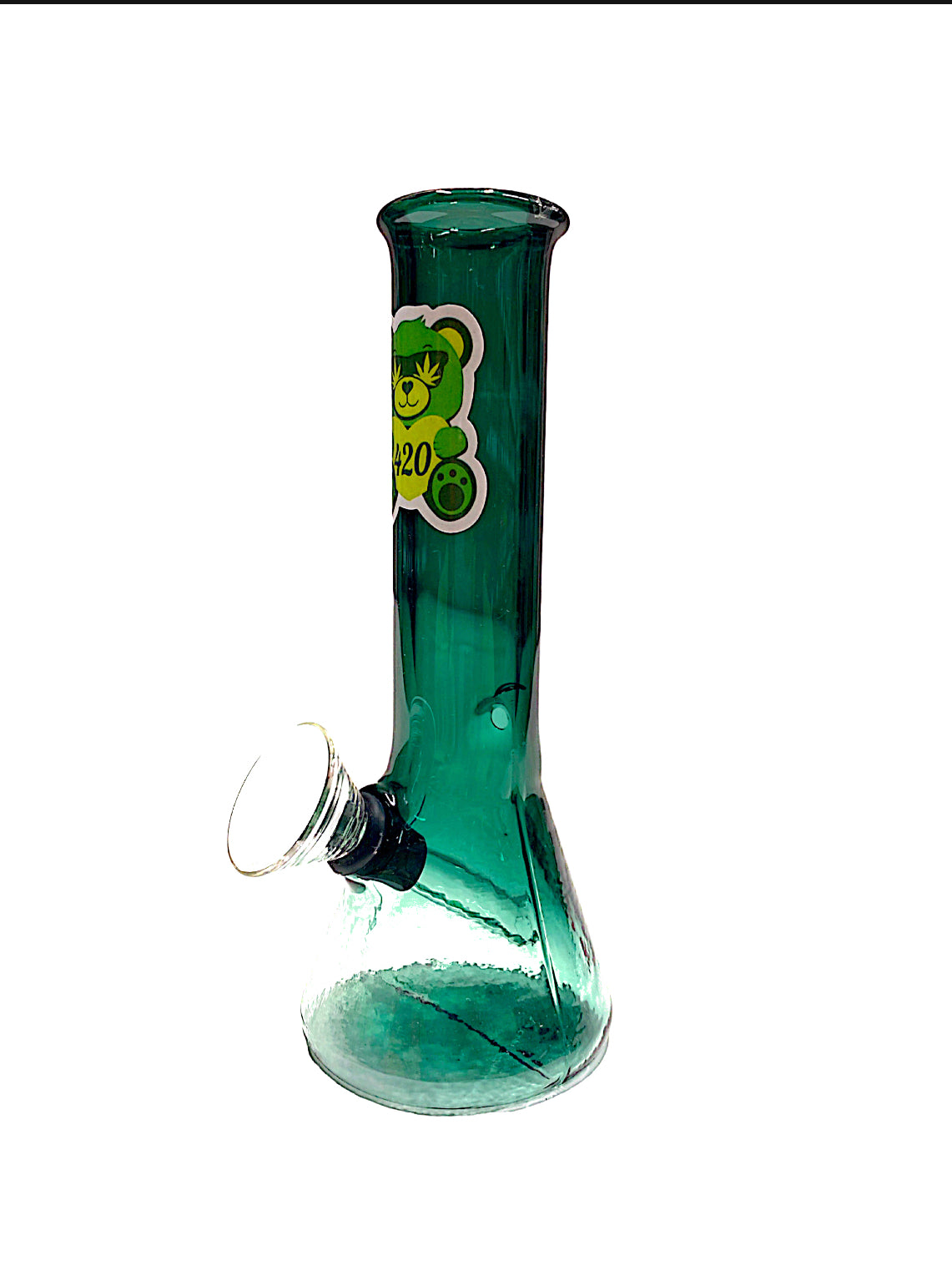 10mm Beaker Shape Water Pipe - (Assorted Stickers)