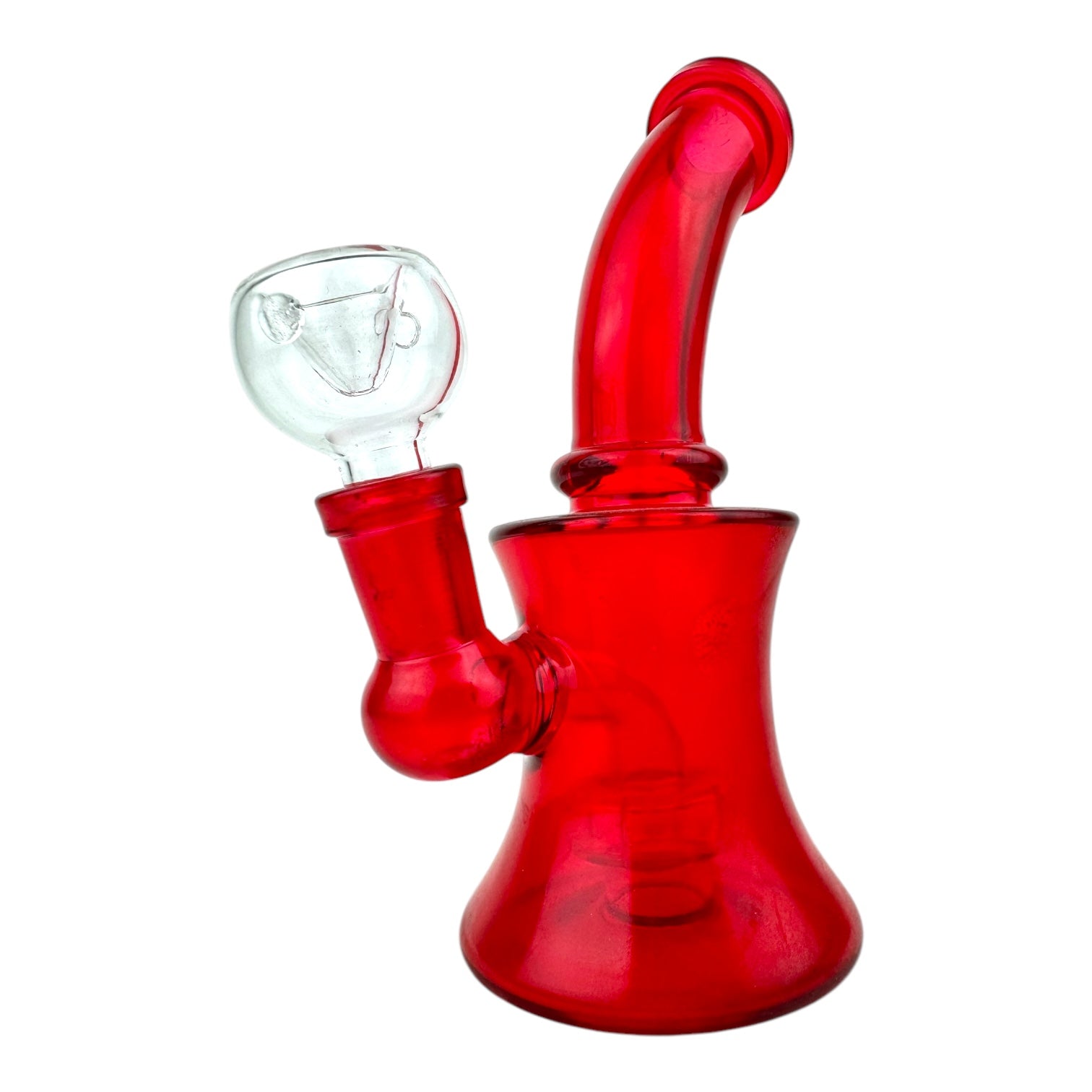 6.5" Hour Glass Shower Percolator Water Pipe