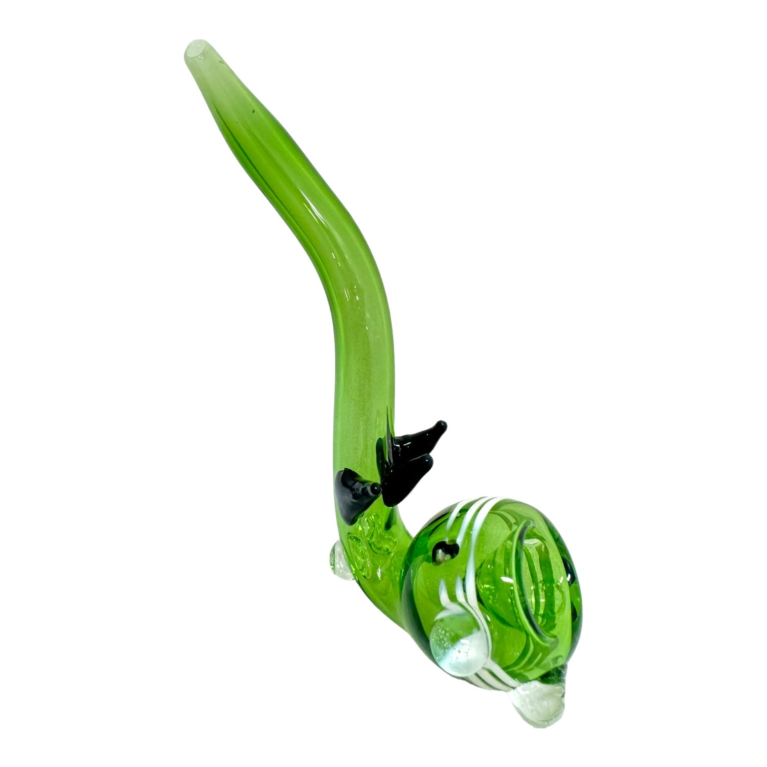 7" Glass Shelock 3 Bumps Hand Pipe (Assorted Colors)