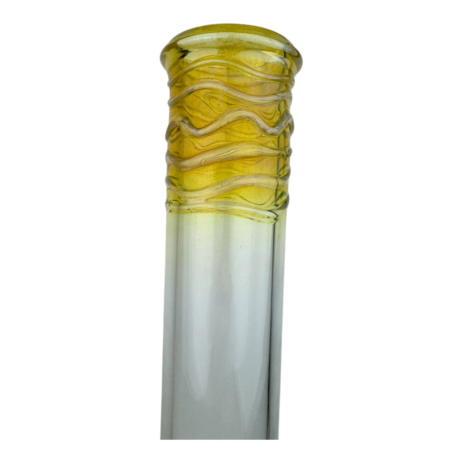 18" Straight Vase Glass Water Pipe