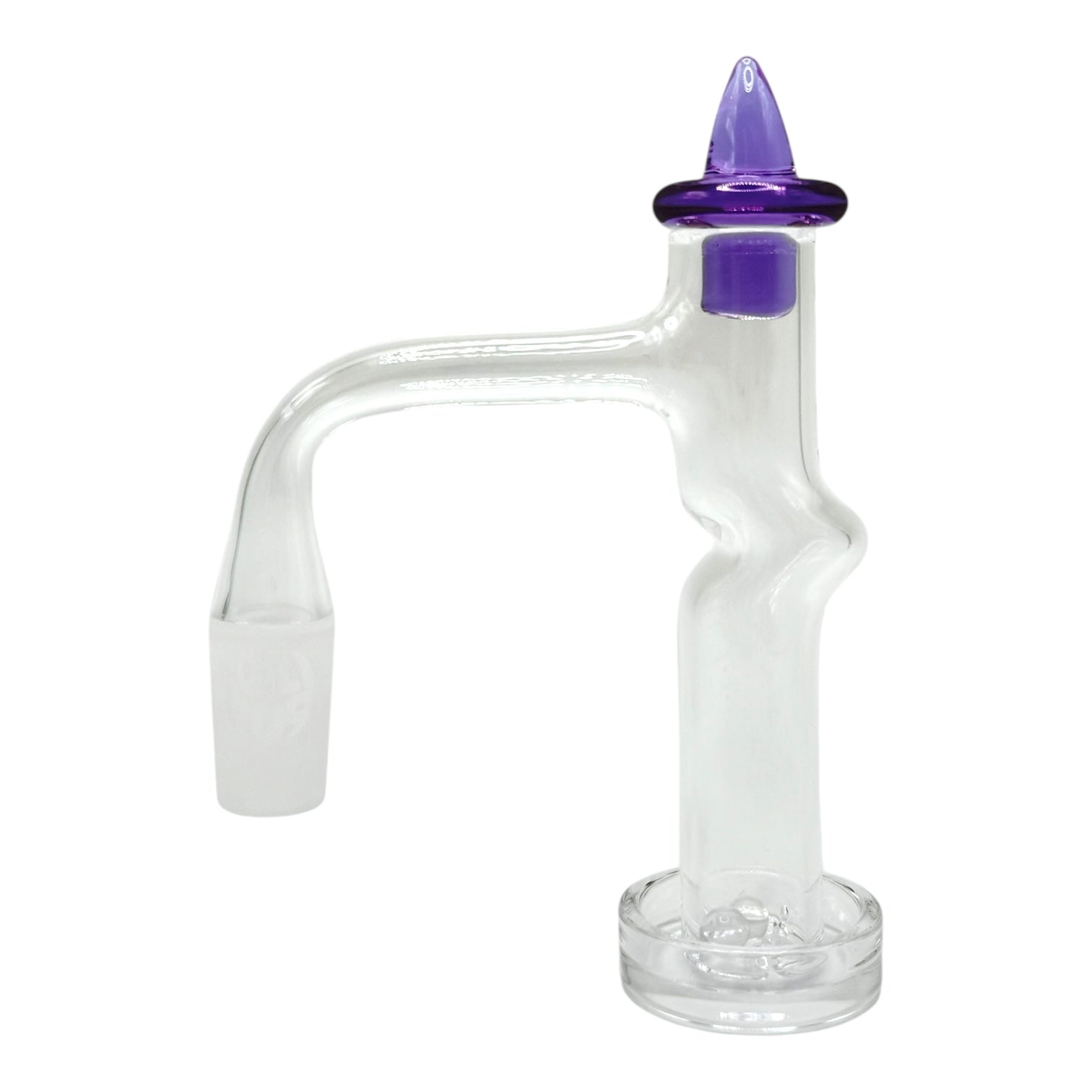 Lollipop QSeries-16 | 14mm Male 90° | Fully Welded Quartz Terp Slurper Banger Set - QZ 116