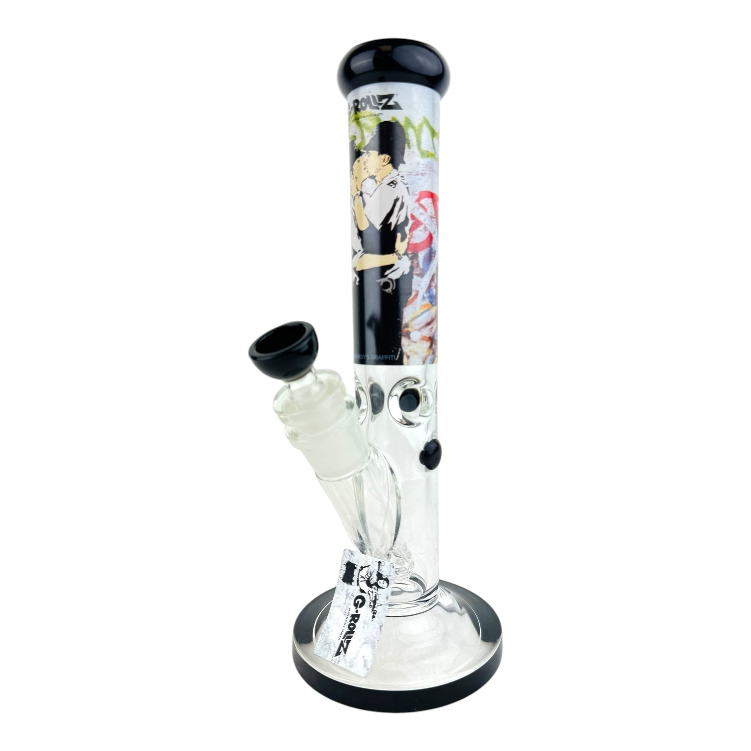 G-Rollz 13.5" Straight Thick Tube Glass Water Pipe