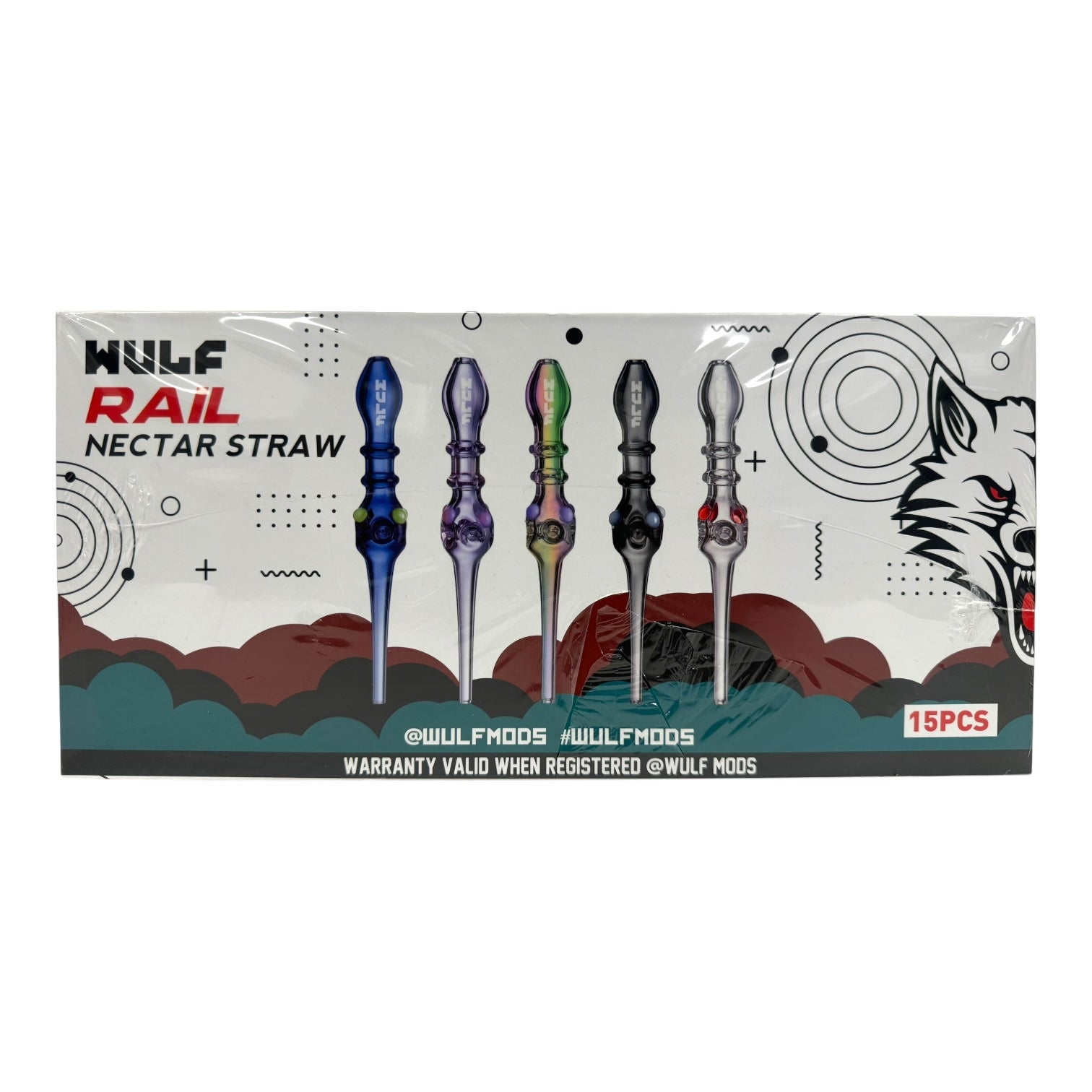 Wulf Rail Nectar Straw (15pc Display)