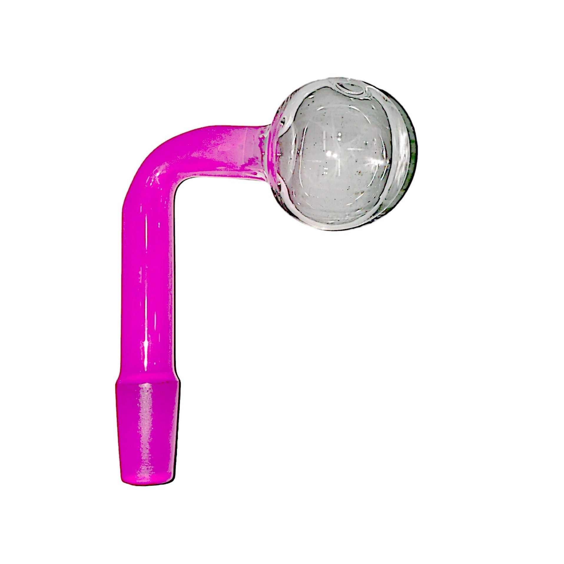 Solid Color Stem Clear Bowl 14MM GG Attachment Oil Burner (Pack Of 25)