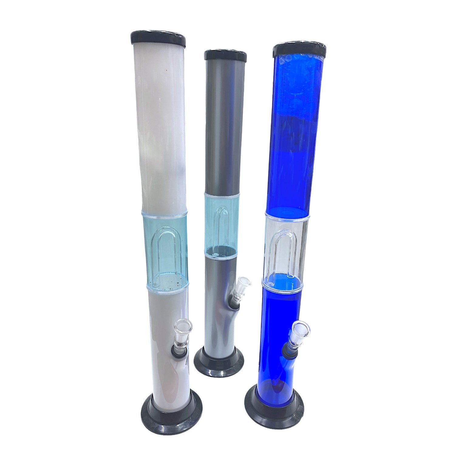 18" Colored Acrylic Water Pipe