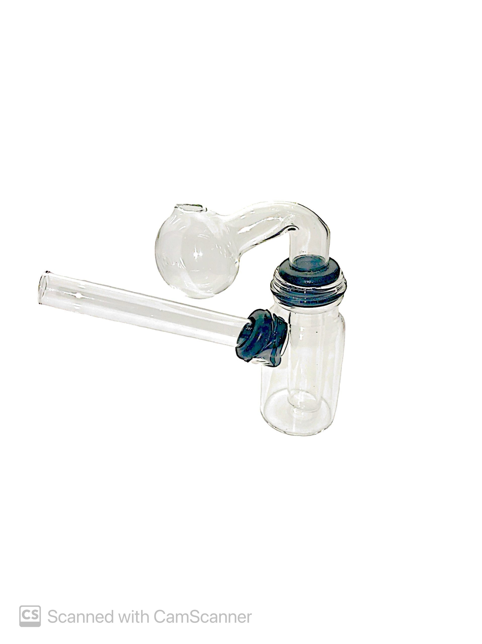 Clear 3 Pc Oil Burner Water Pipe