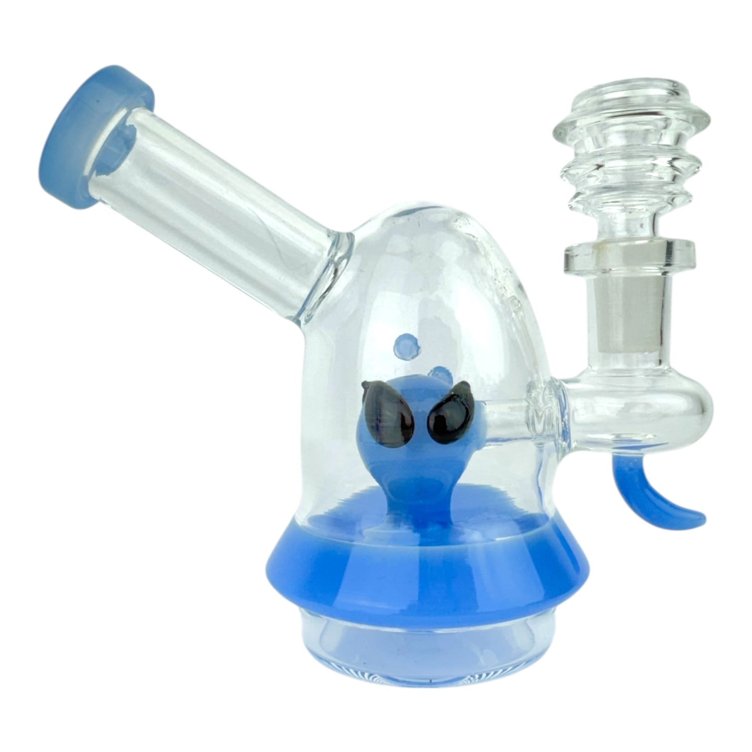 4” Alien Ship Glass Water Pipe (Assorted Colors)