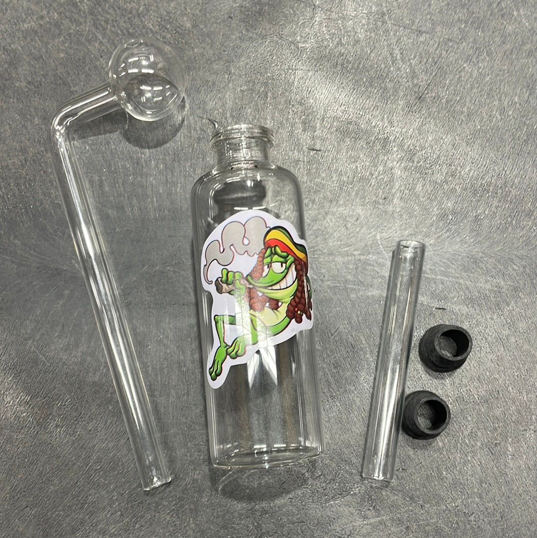 Decal Clear 3 Pc Oil Burner Water Pipe