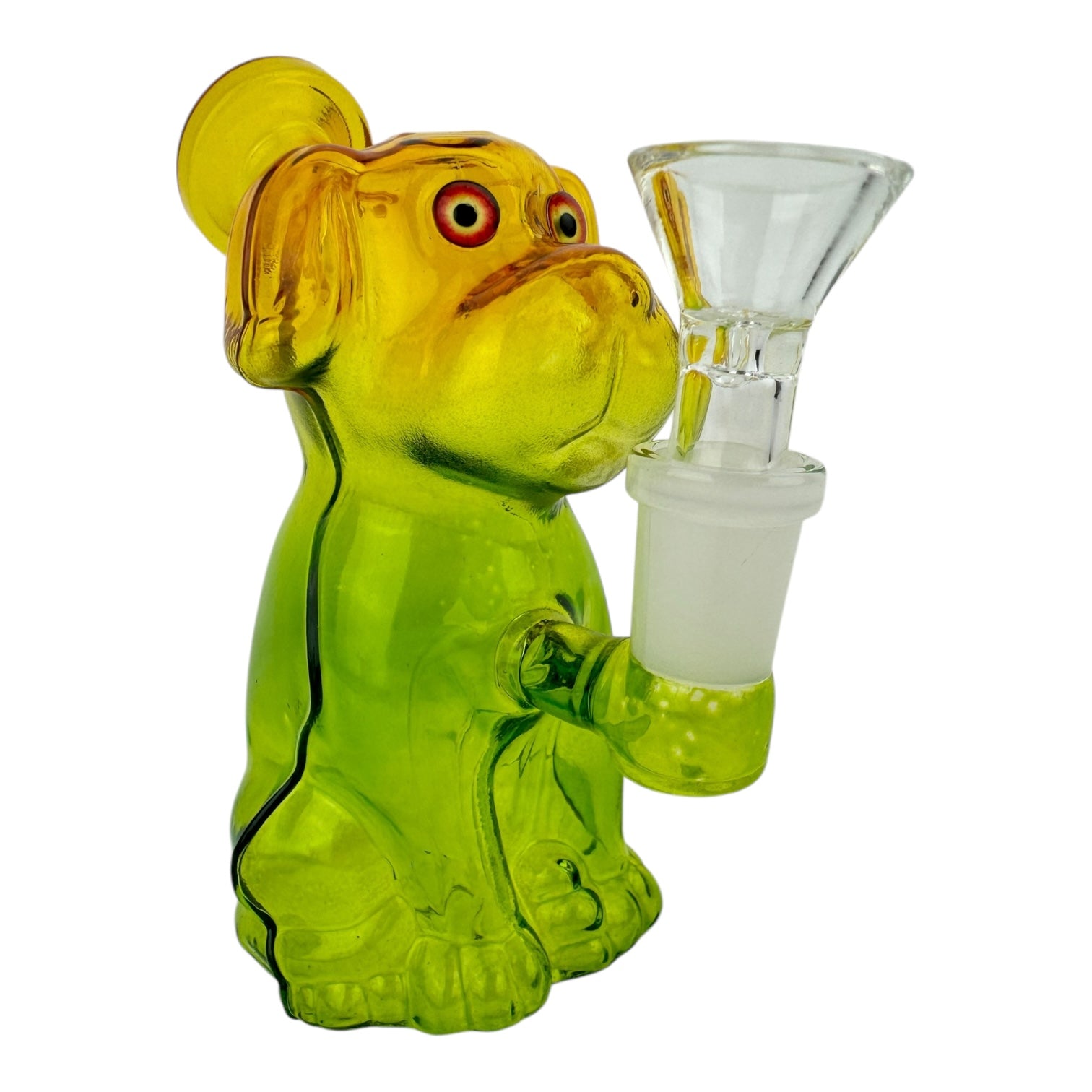 6" Dog Glass Water Pipe (Assorted Colors)