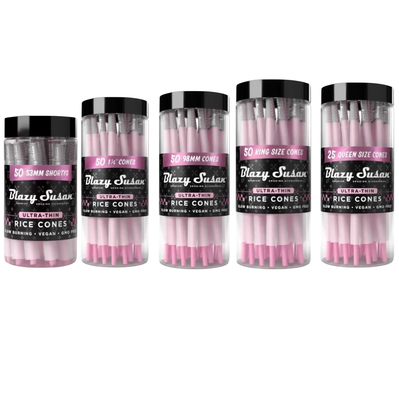 Blazy Susan Ultra Thin Rice Cones Jar