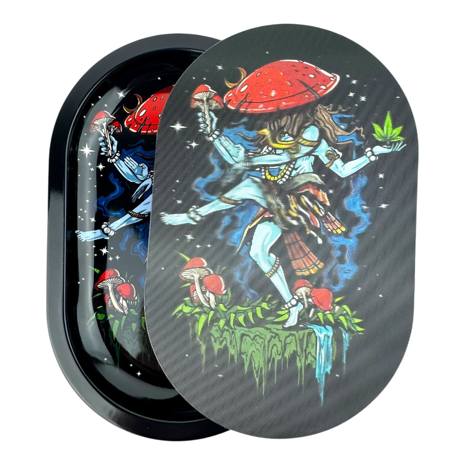 3D Mini Rolling Tray With Magnetic Lid 5.6" x 3.6"