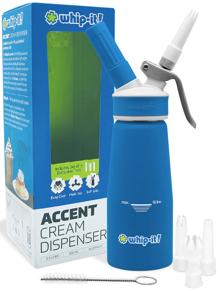 Whip-It Accent Cream Dispenser (Aluminium)