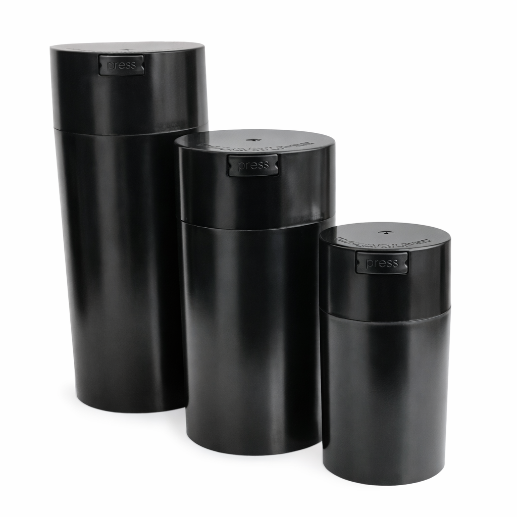 Acrylic Air Tight XL 3 in 1 Jar - Solid Color Lid and Bottom