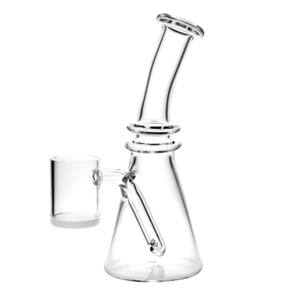 All Quartz 5" Flat Bucket Beaker Bubbler by Got Nail?