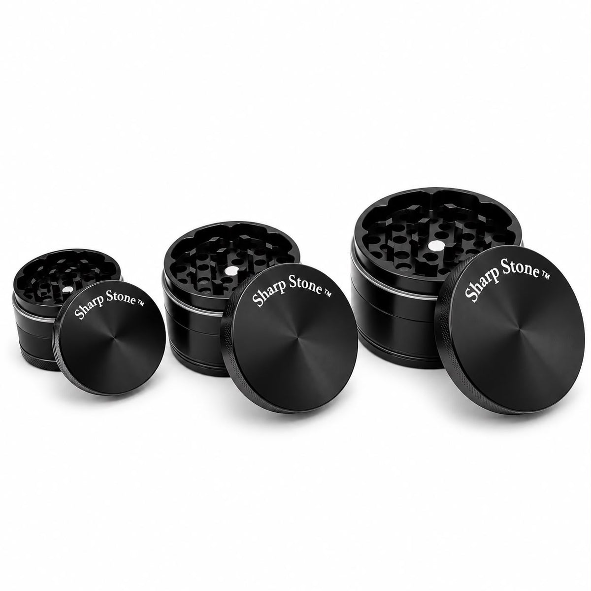 Aluminium Sharp Stone Grinder 10ct Box I Asst Colors I 12Bx