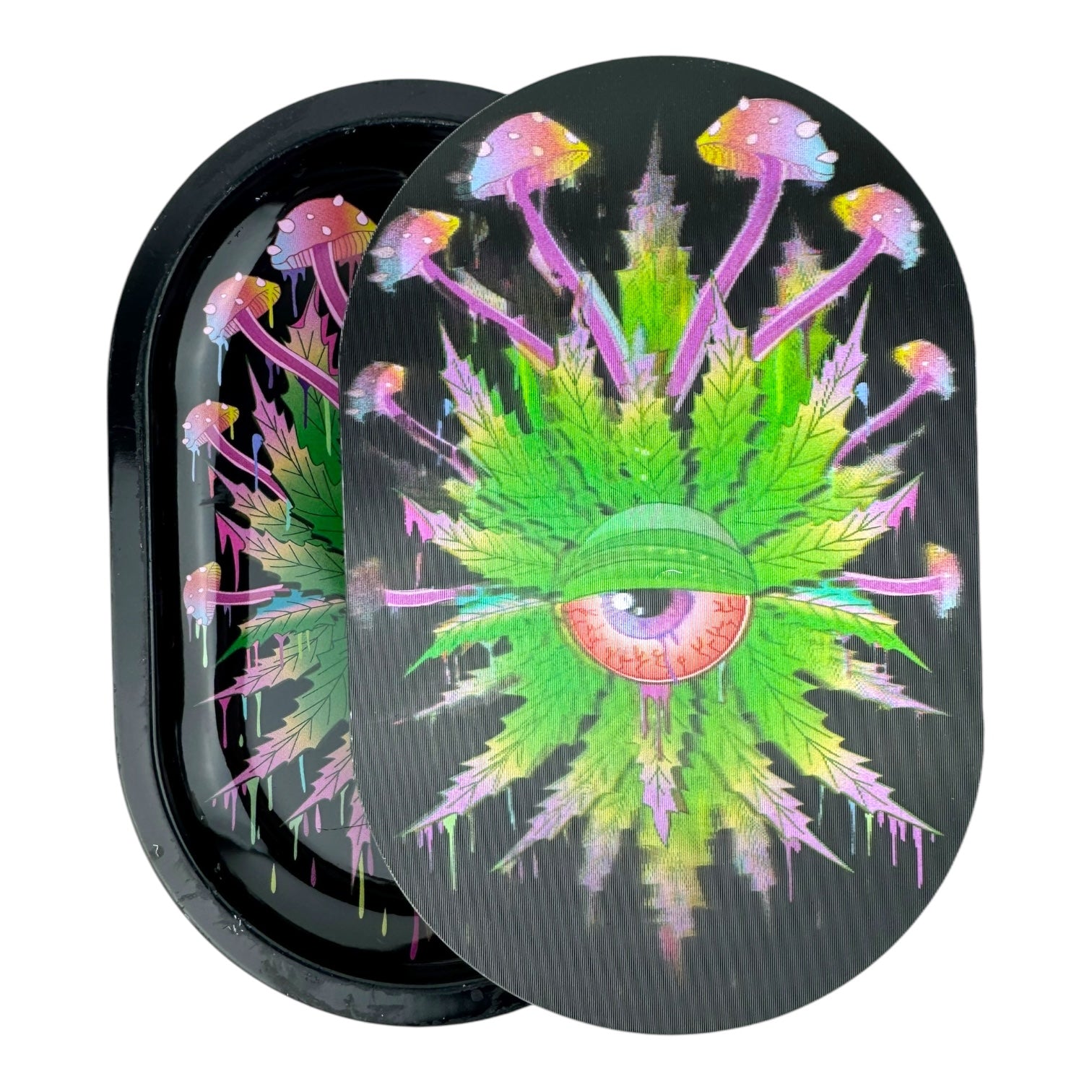 3D Mini Rolling Tray With Magnetic Lid 5.6" x 3.6"