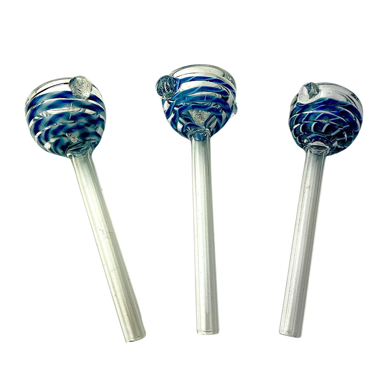 10mm Swirl Bowl Stem - Assorted Colors