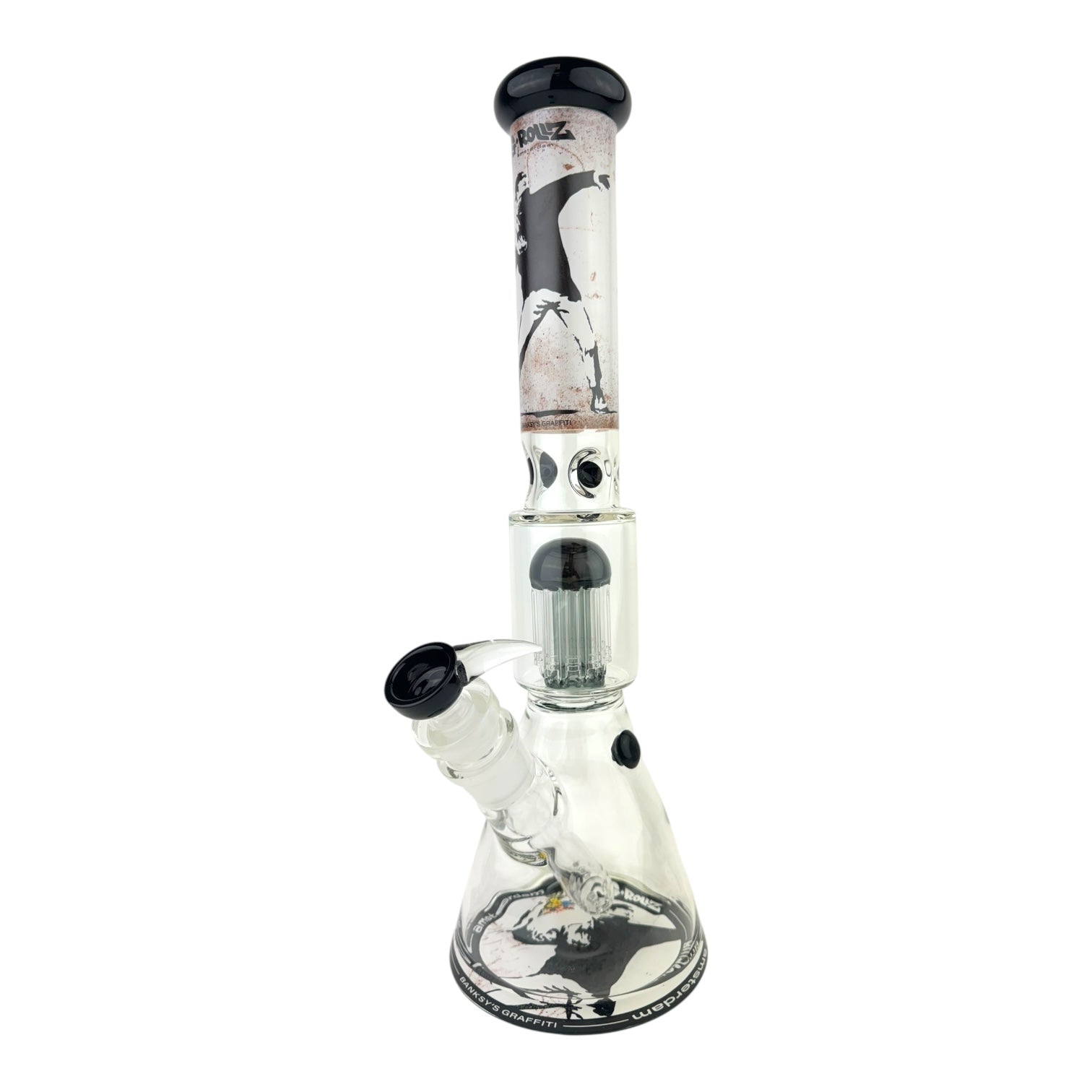G-Rollz 18" Tree Perc Beaker Glass Water Pipe