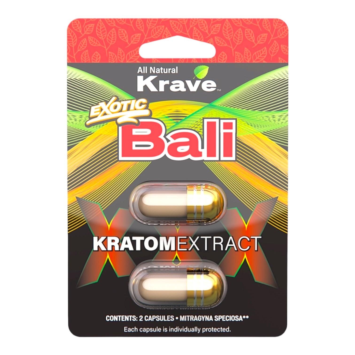 Krave Exotic Kratom Extract Capsules (6pk/Display)