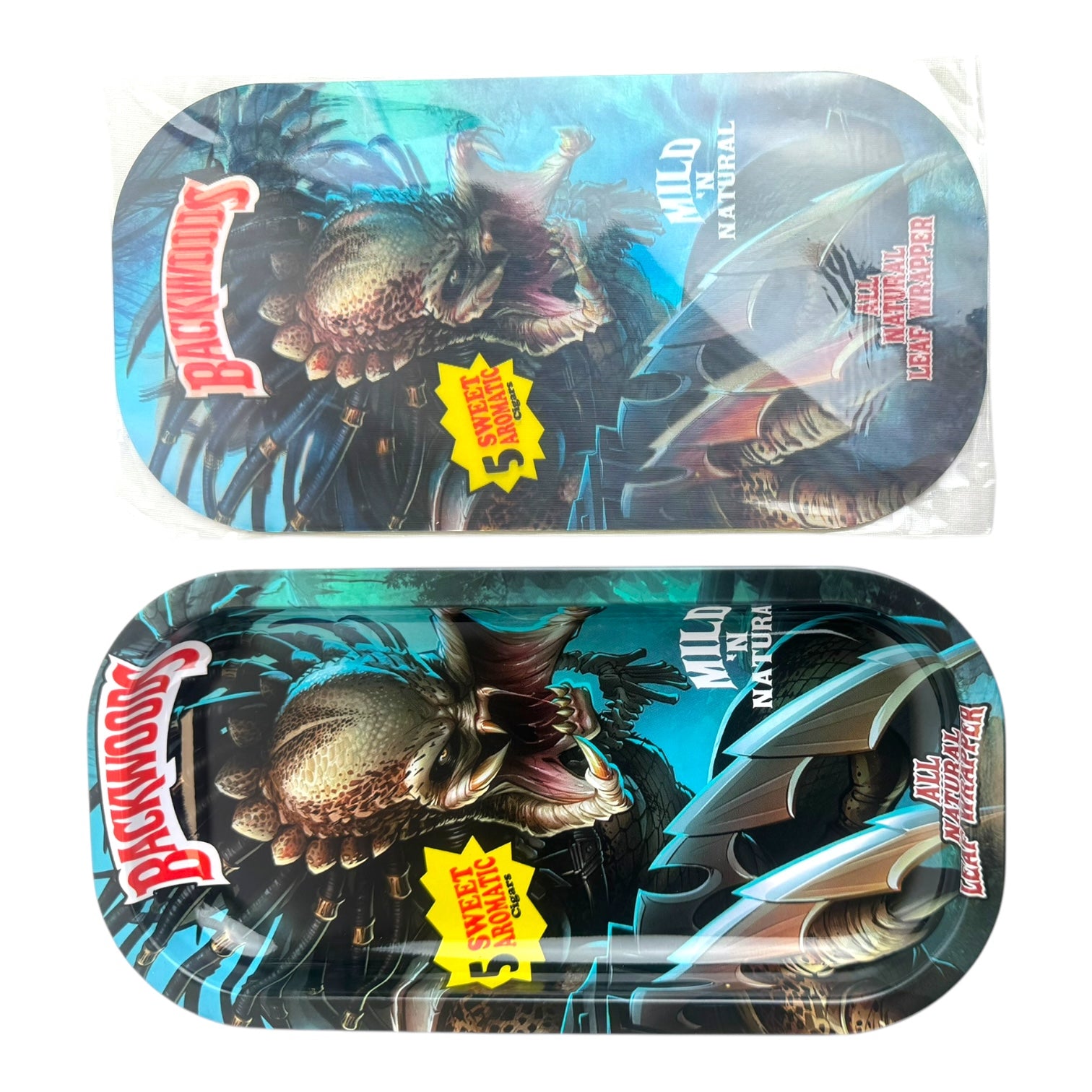 BW 3D Small Metal Rolling Tray with