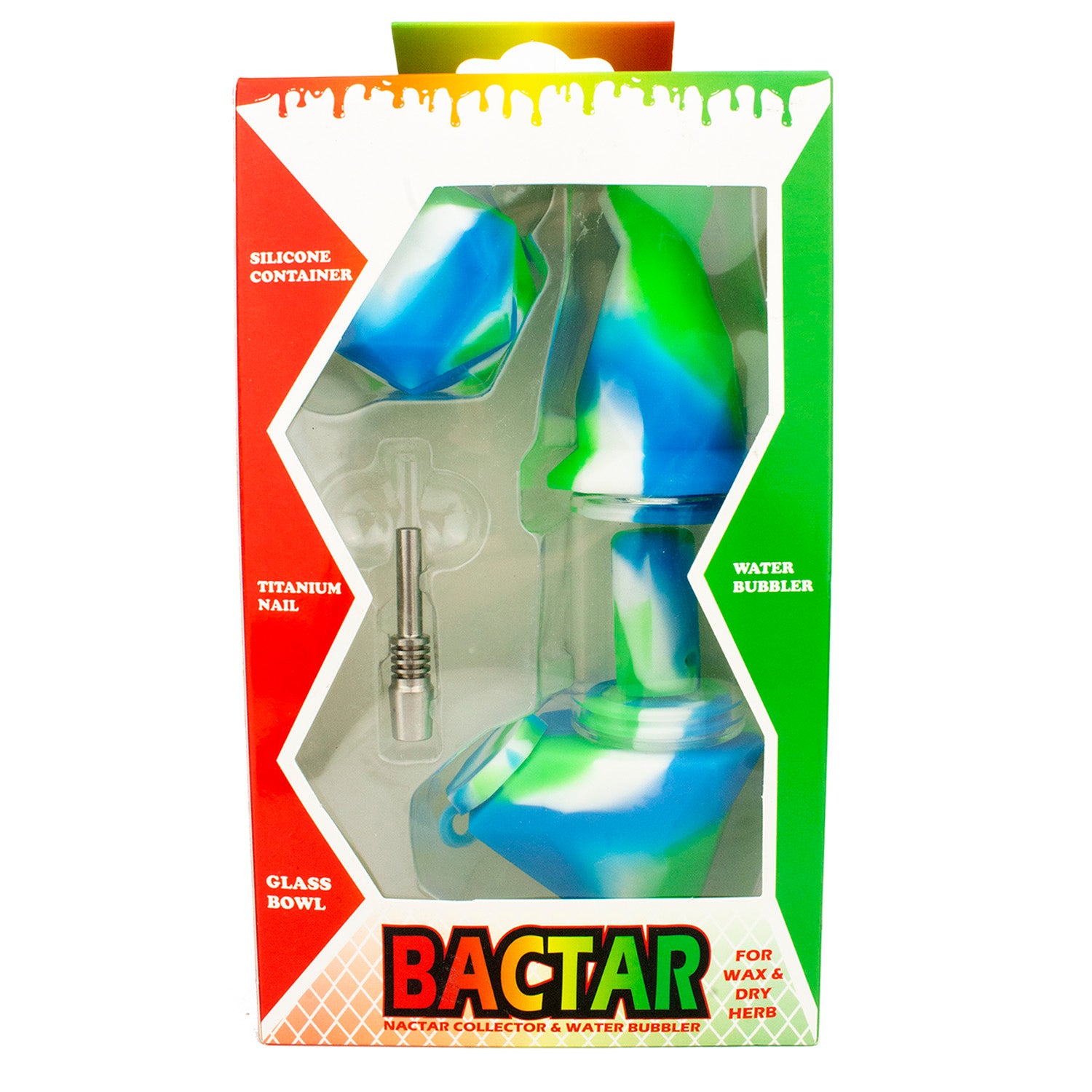 Bactar Nectar Collector & Water Bubbler for Wax & Dry Herb