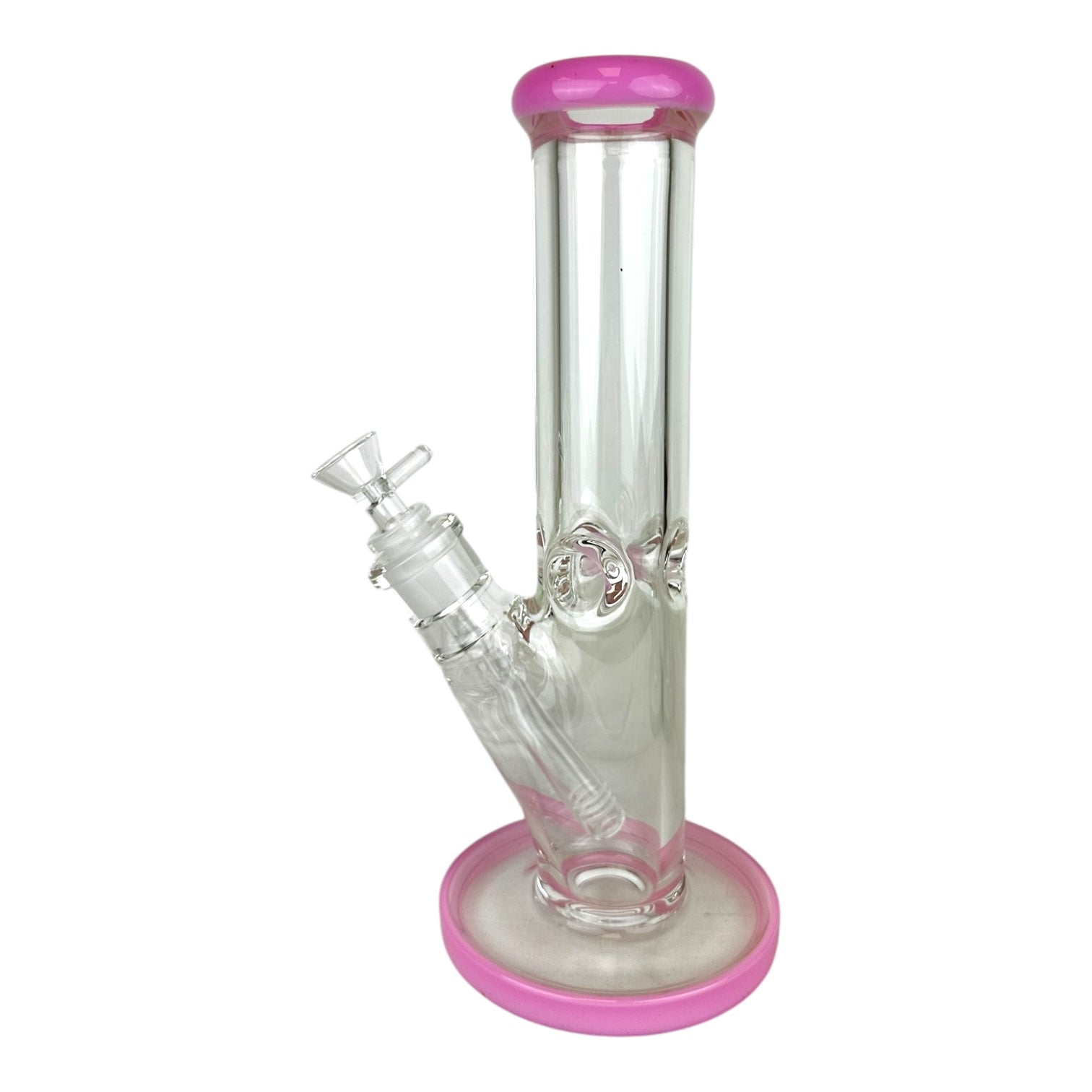 10" Straight Tube 9mm Glass Water Pipe