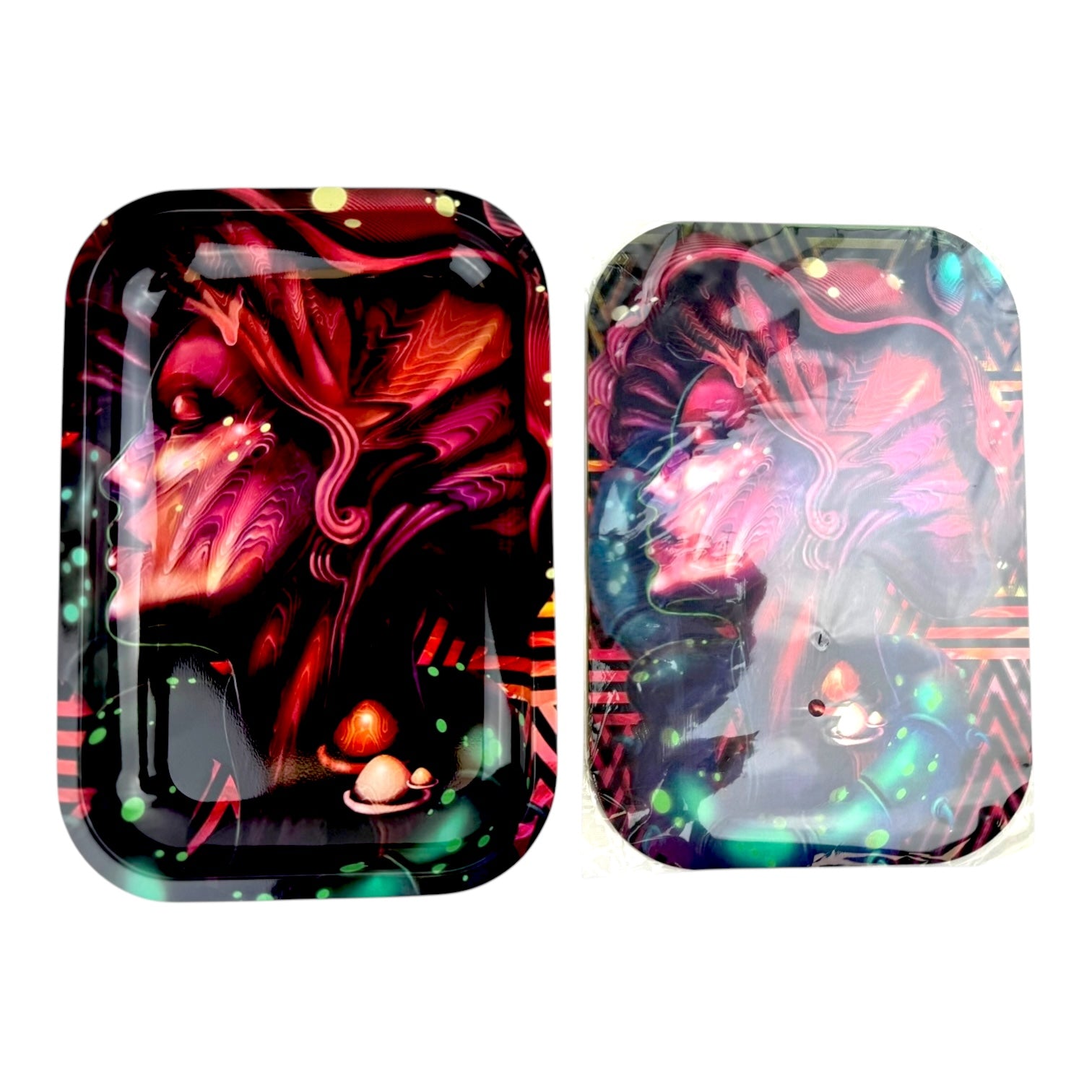 3D Medium Metal Rolling Tray