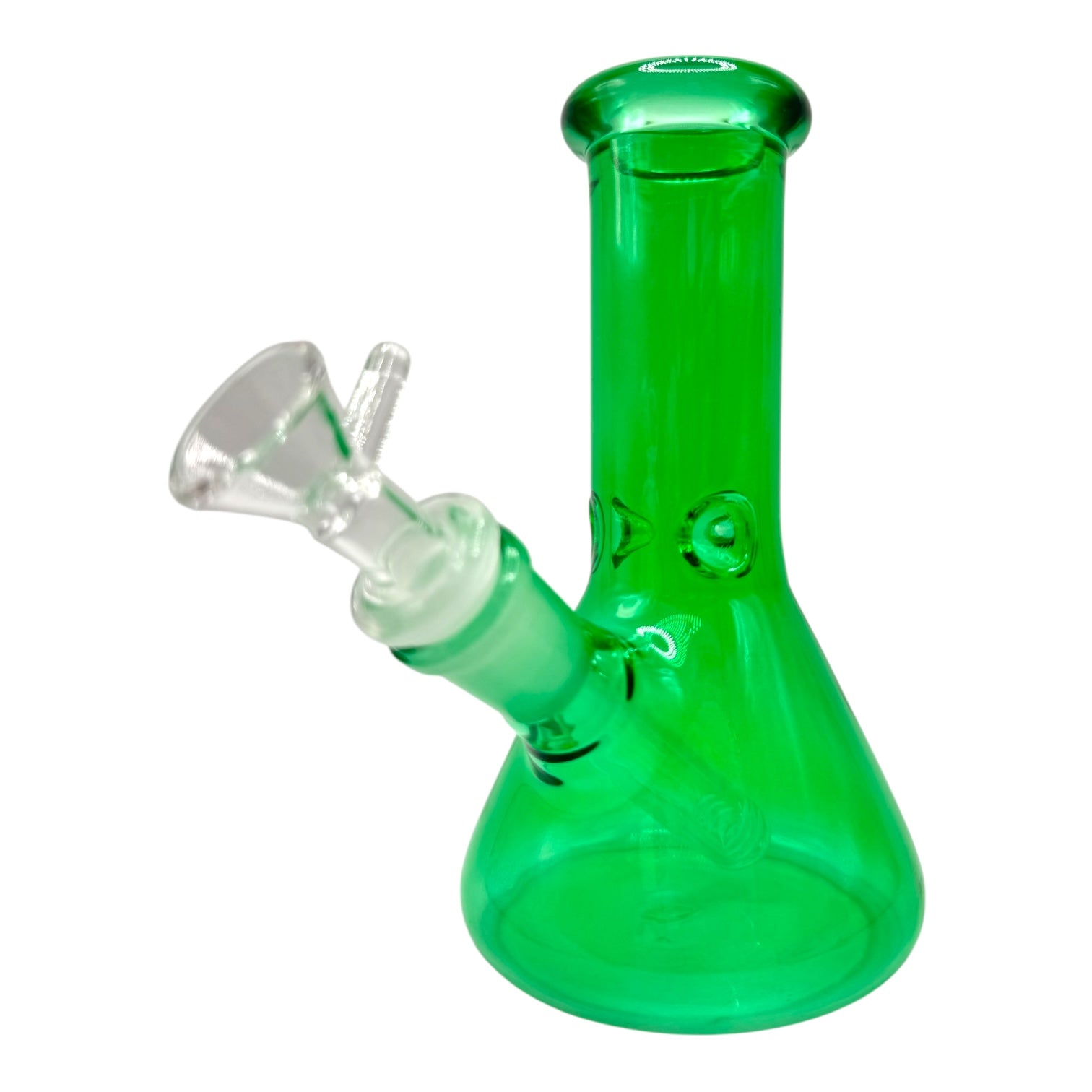 6" Mini Color Glass Beaker Water Pipe
