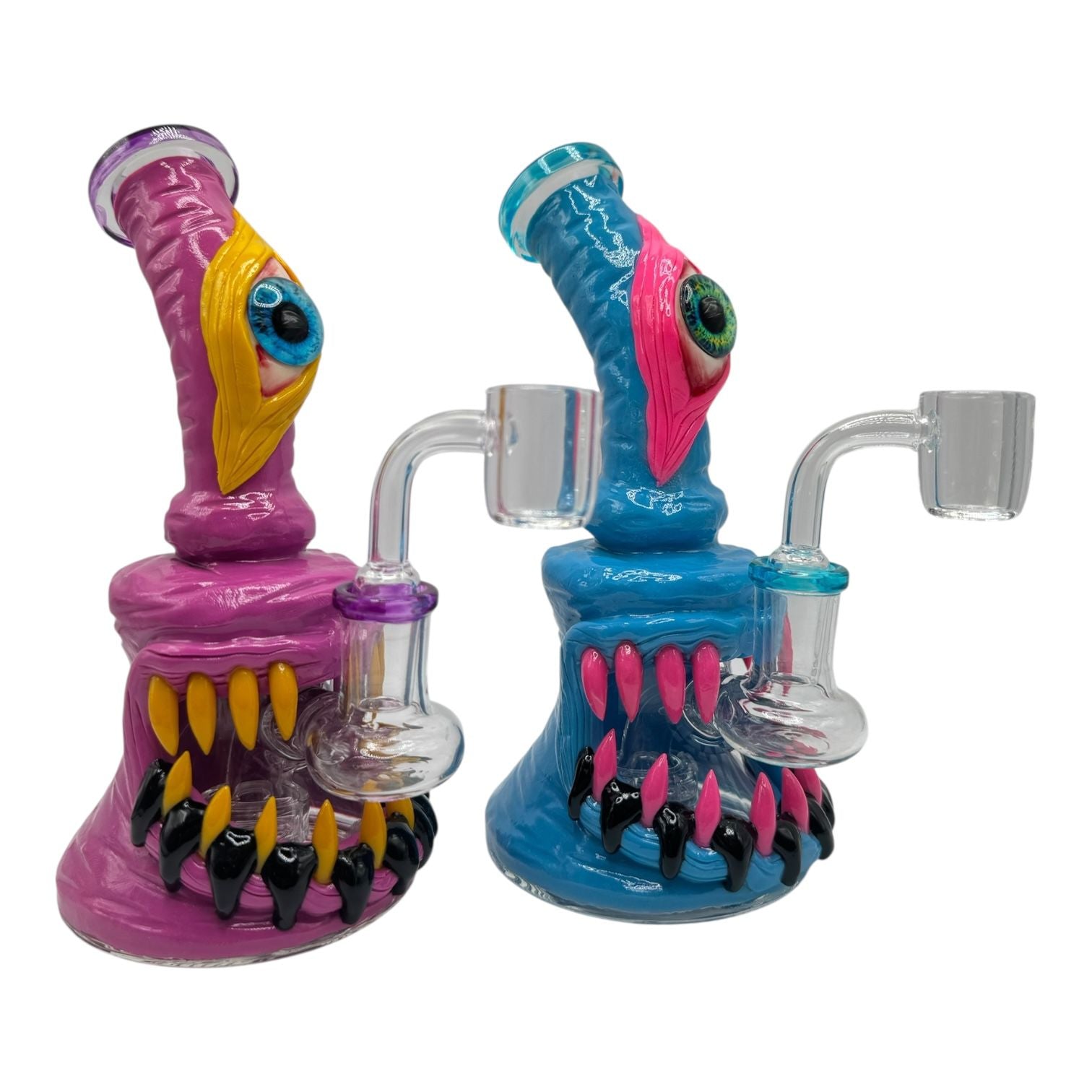 7" 3D Monster Glass Beaker Water Pipe