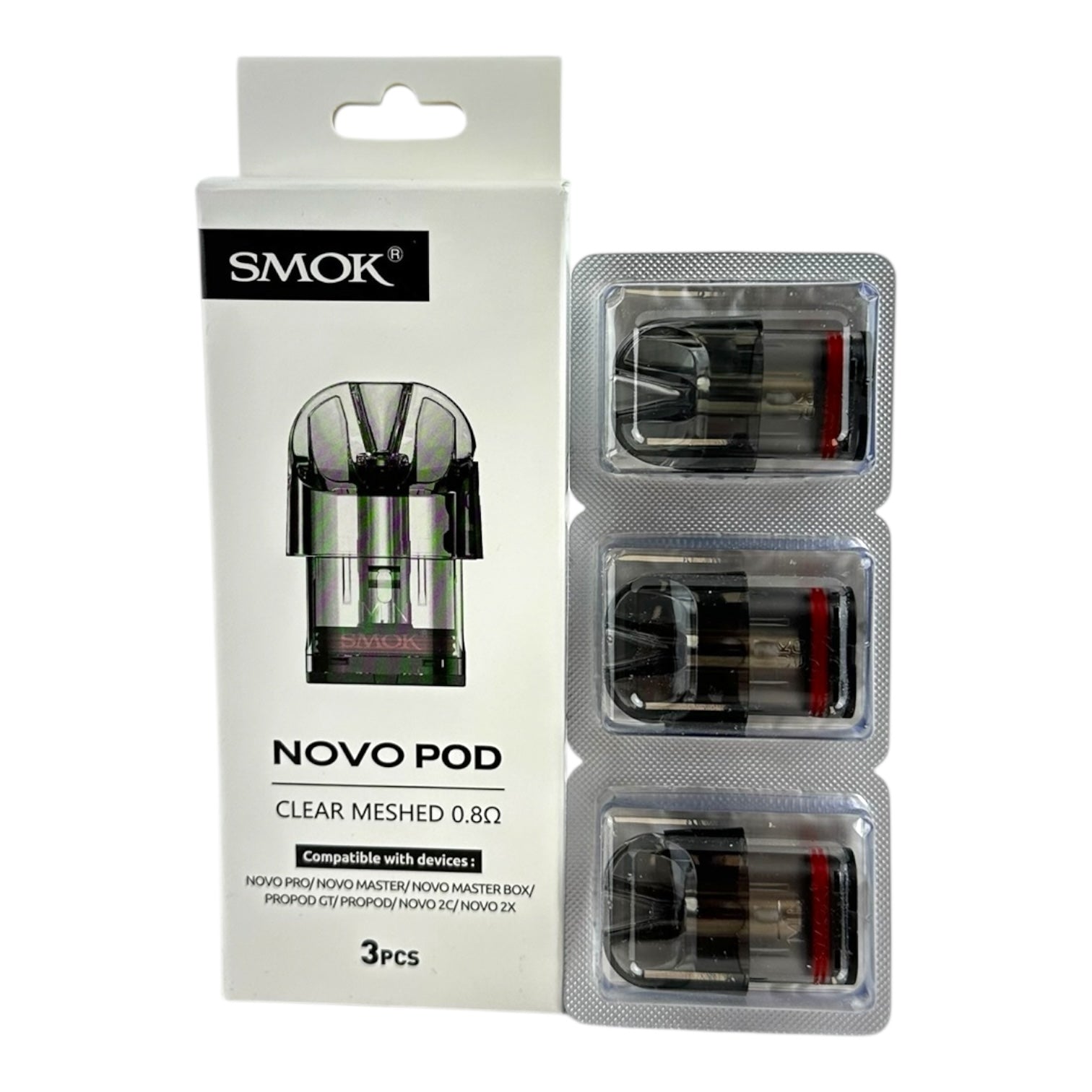 Smok Novo Pod Clear Meshed