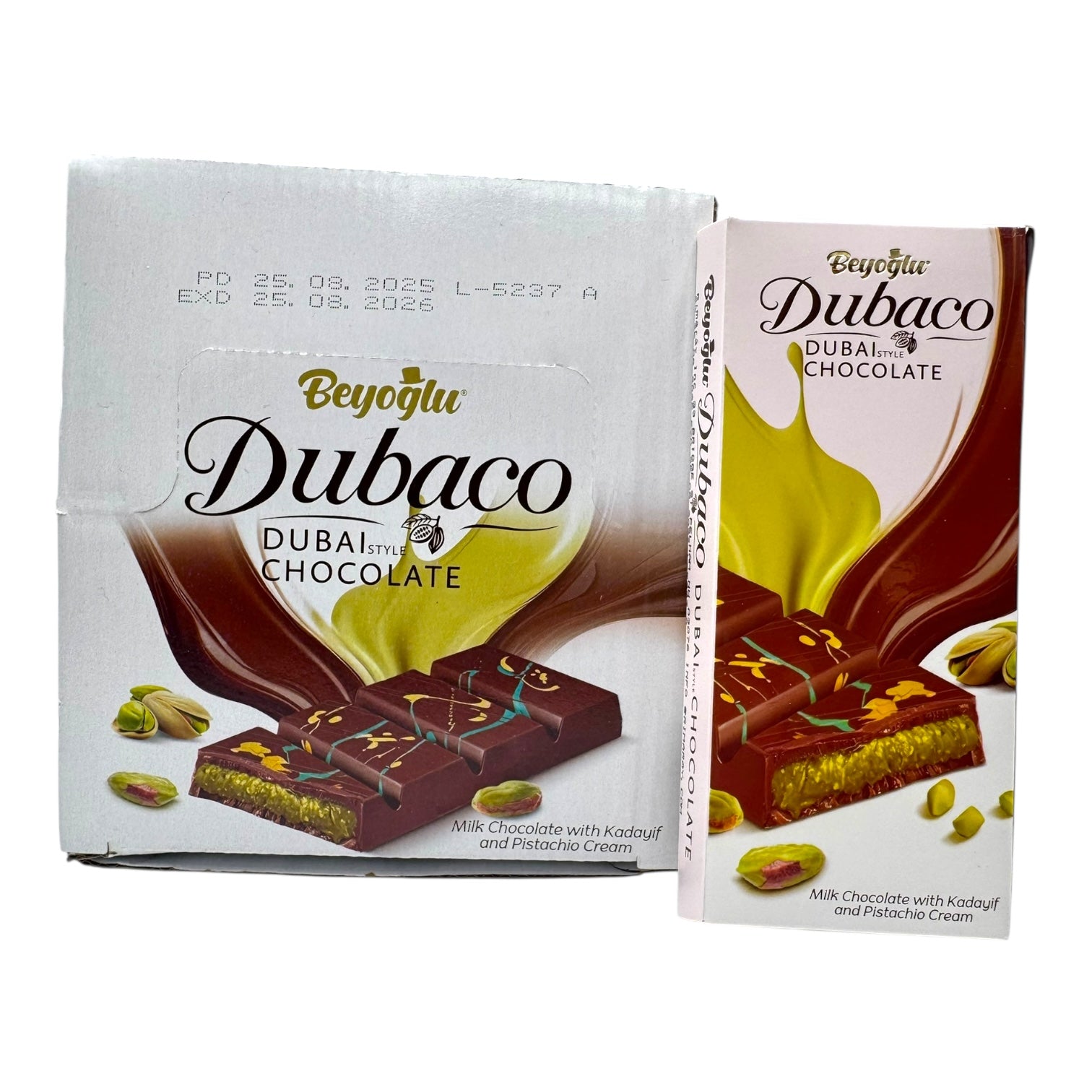 Beyoglu Dubaco Dubai Chocolate - 6pc Display Box