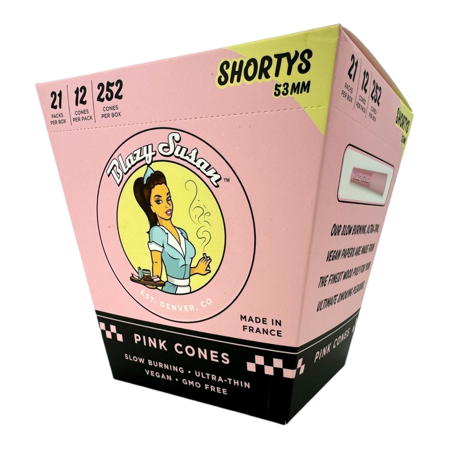 Blazy Susan Shorty 53MM Pre Rolled Cones