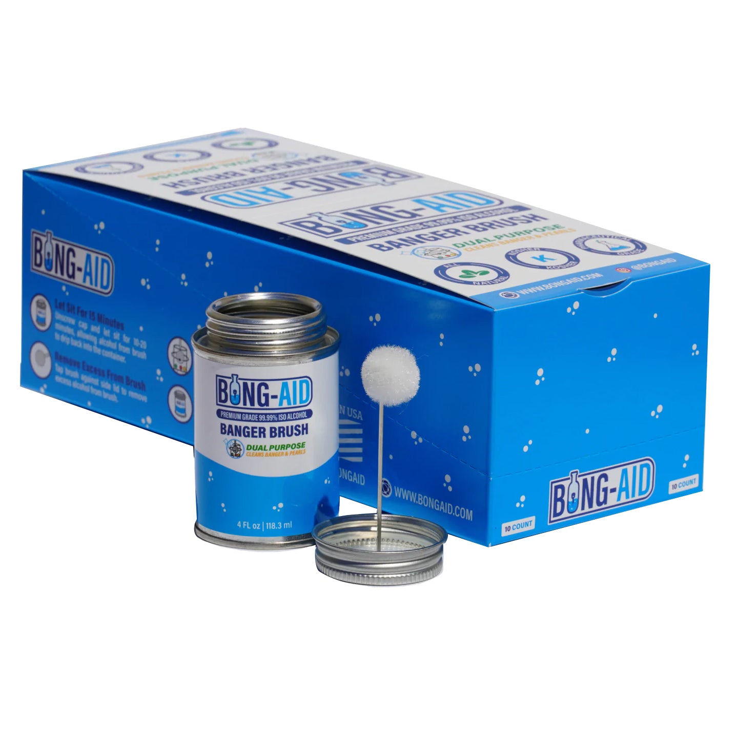 Bong - Aid Banger Brush 4oz (118.3ML)