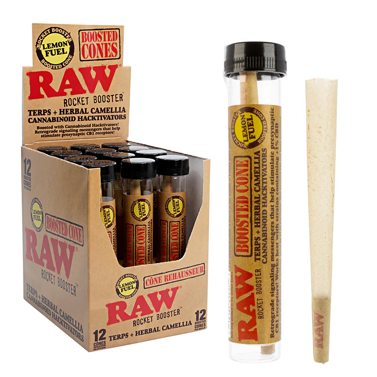 Boosted Cones with Cannabinoids