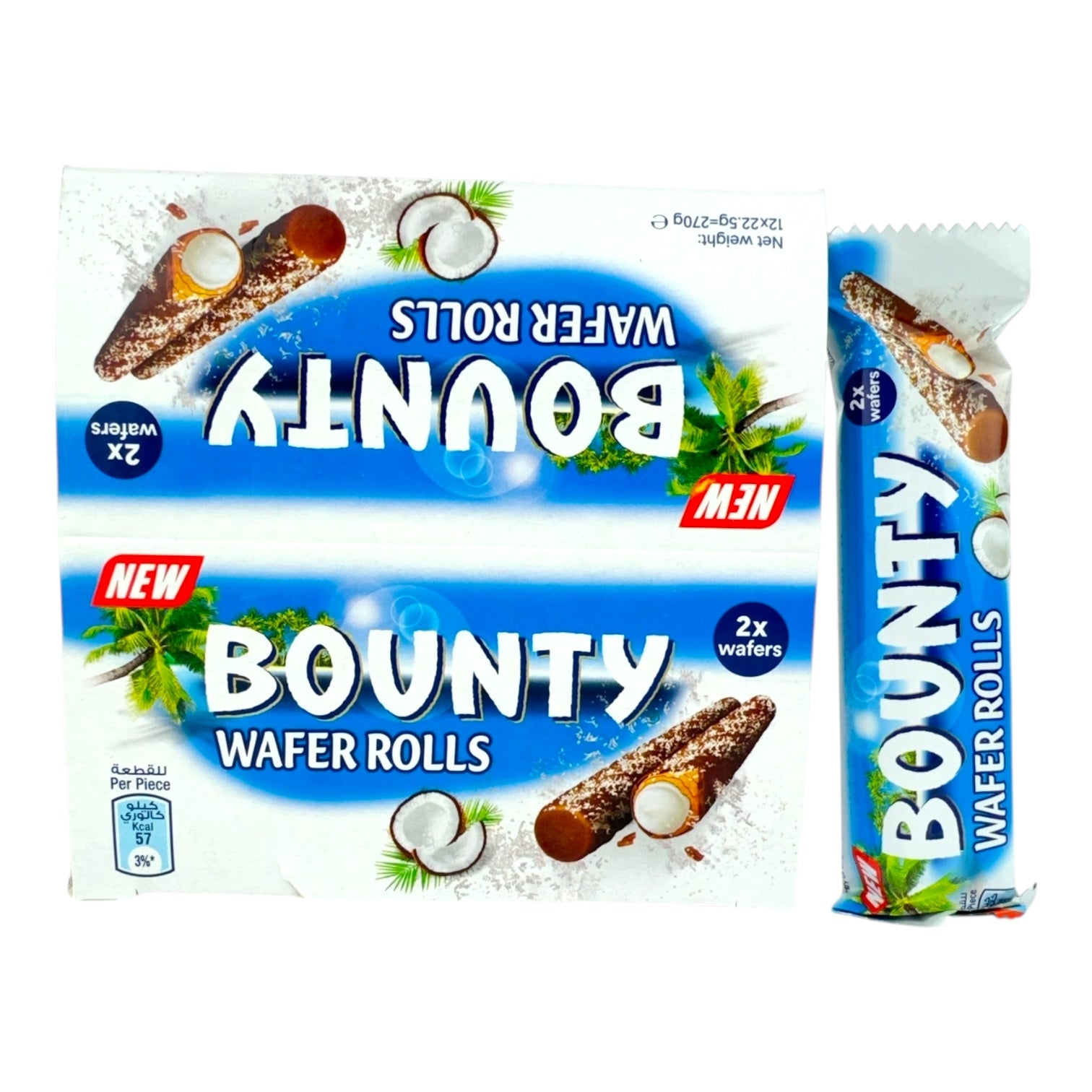 Bounty Wafer Rolls 12pc Display