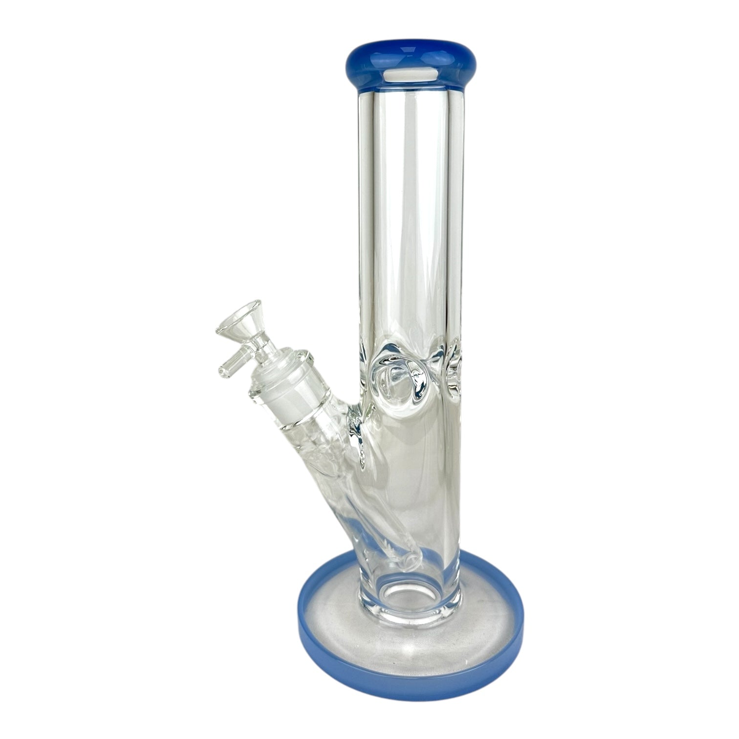 10" Straight Tube 9mm Glass Water Pipe