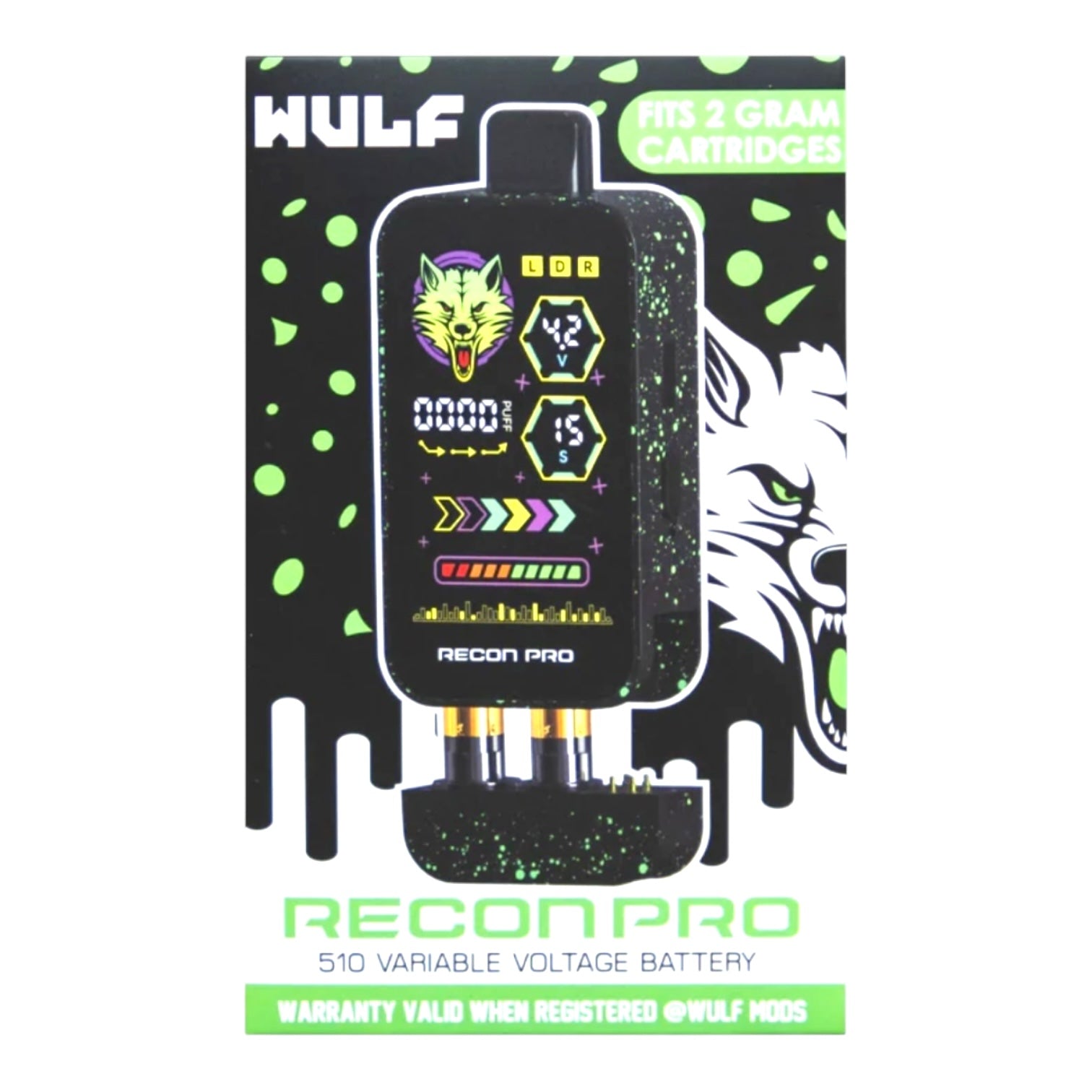 510 thread vape battery display