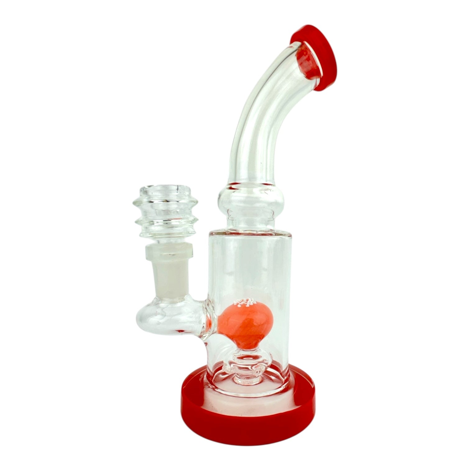 6.5” Decal Stacked Bent Neck Beaker