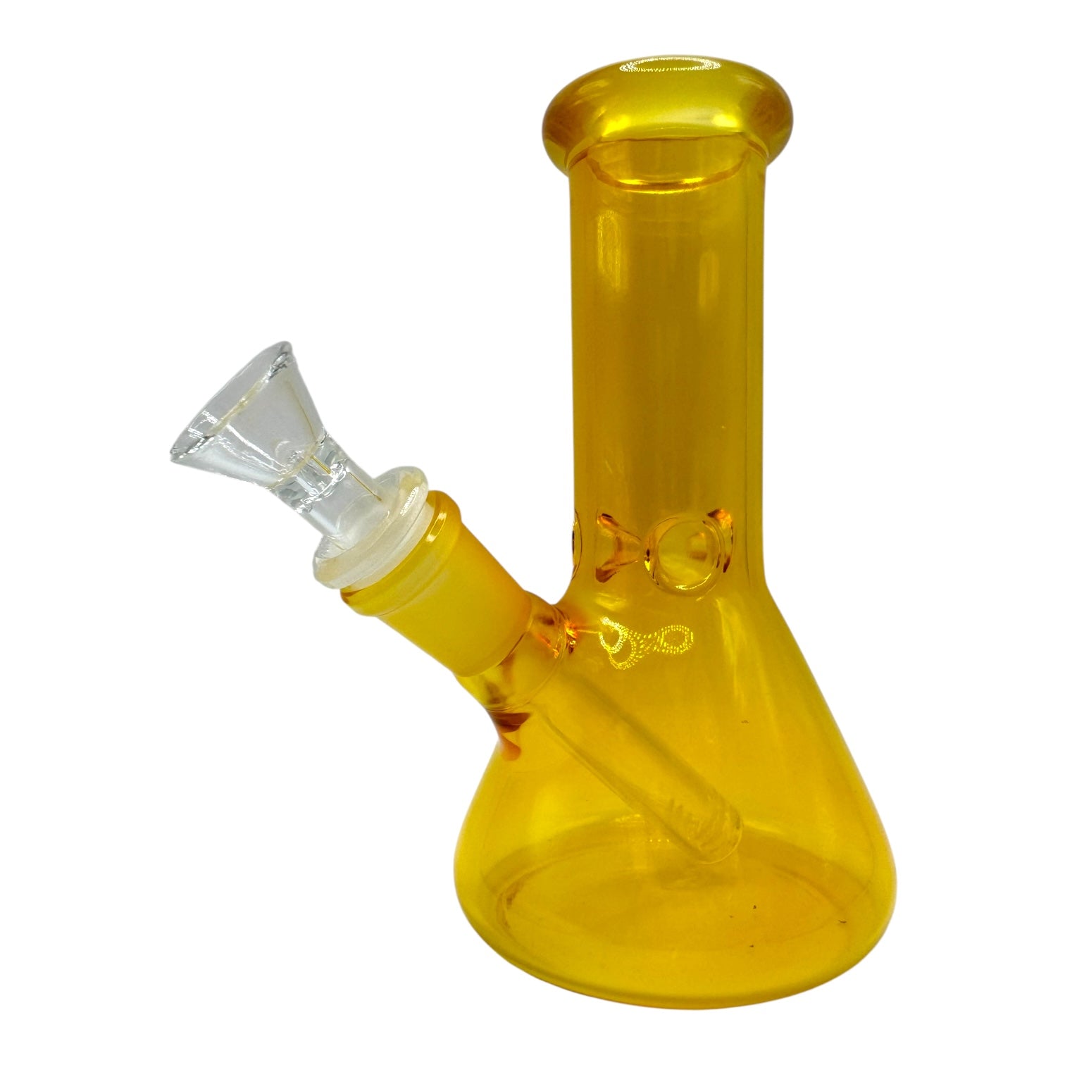 6" Mini Color Glass Beaker Water Pipe