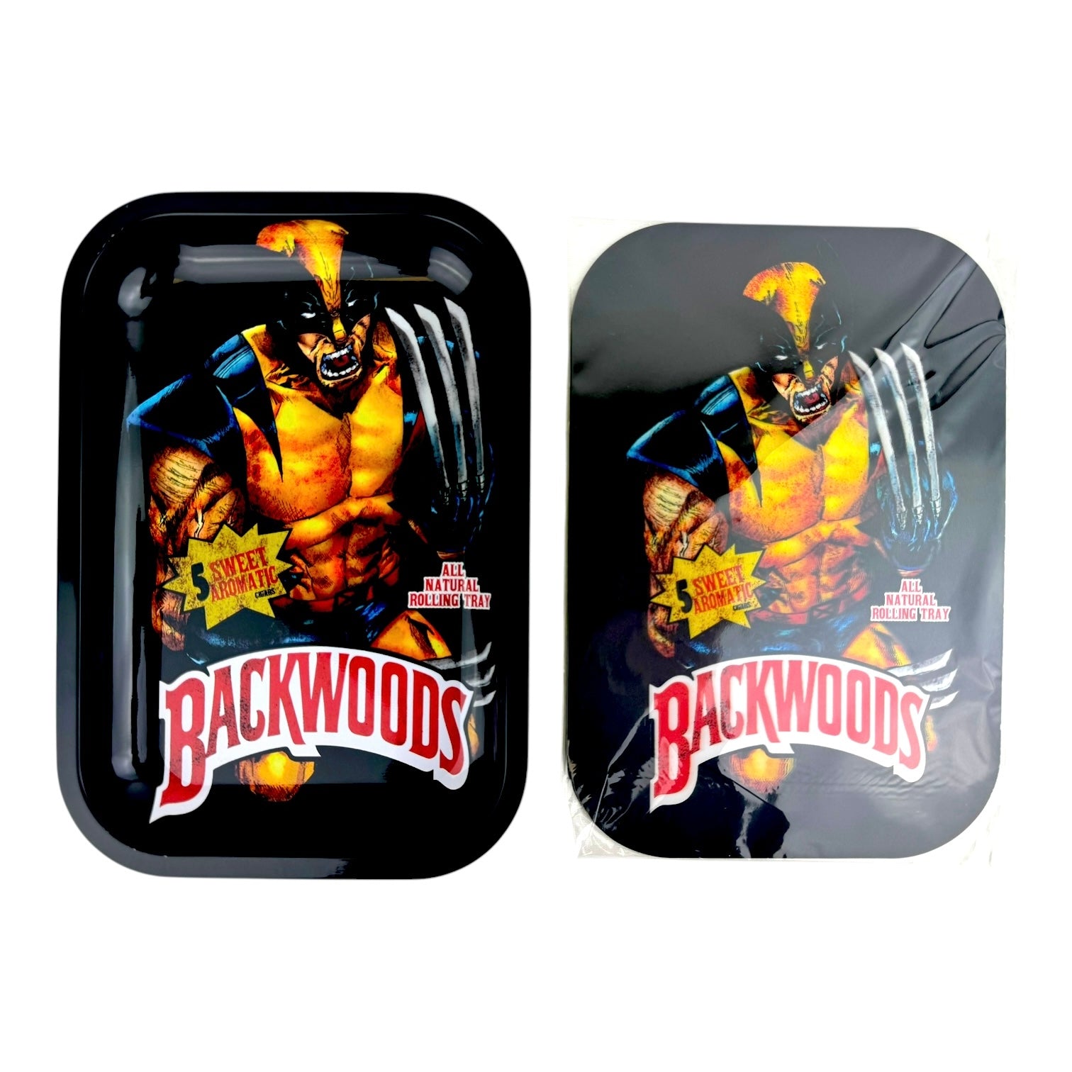 BW 3D Medium Metal Rolling Tray