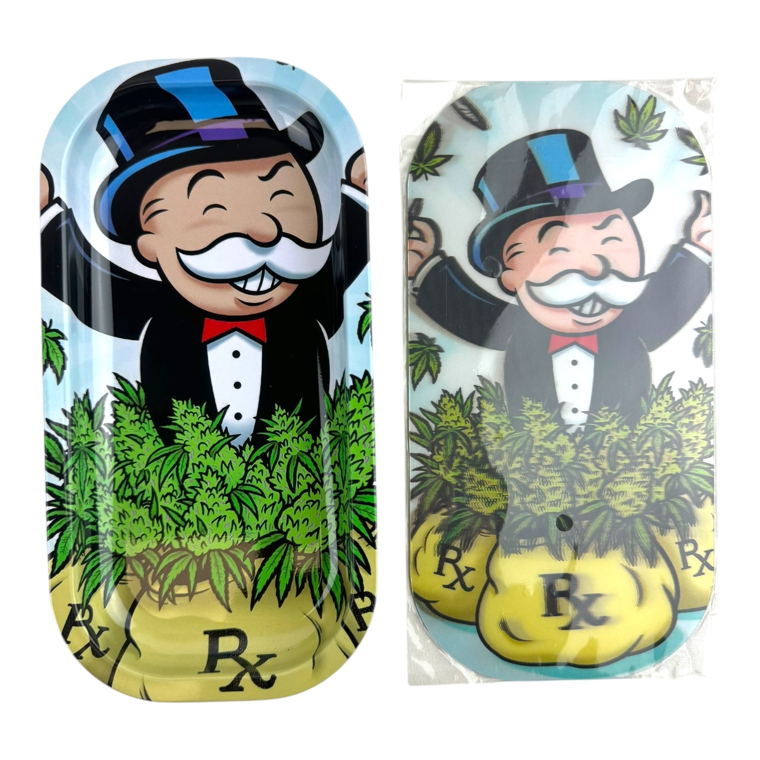 BW 3D Small Metal Rolling Tray